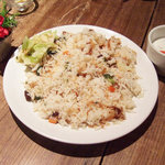 スパイスカフェ - 野菜ビリヤニとライタ(2009年クリスマスディナー)