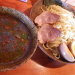 はぐるま - 醤油つけ麺：６５０円（大盛りです）