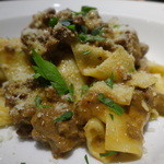 タケル クインディチ - ボロネーゼ手打ちのパッパルデッレのアップ