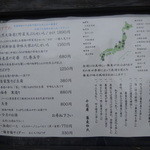 手打そば千花庵 - 蕎麦の説明