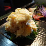 手打そば千花庵 - 生ゆばの鱈子和え