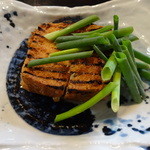 手打そば千花庵 - 竹虎（虎模様の厚揚げと竹のような葱）