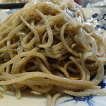 手打そば千花庵 - 牡丹種アップ