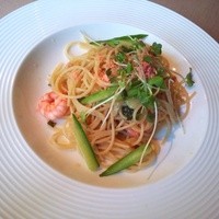 キハチ 青山本店 - ランチ/海老とミョウガのペペロンチーノ