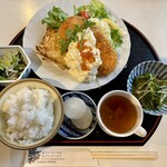 熊ヶ井旅館食堂 - 『おさかなメニュー』のランチ