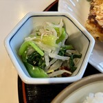 熊ヶ井旅館食堂 - もやしのナムル風味