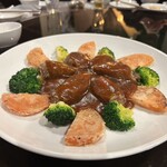 雅苑酒家 - 和牛の野菜巻き 