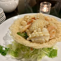雅苑酒家 本店 - 海鮮のxo醤炒め