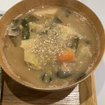 おうちごはん てんさいとう - 具沢山味噌汁　6種類の味噌ブレンド　美味し