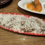 grill&italy KOBE mitsu - 黒毛和牛のカルパッチョ