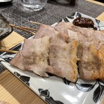 SAKE BAR 87 - 豚串（味噌がよく合いました！）
