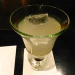 十勝川温泉 三余庵 - 鶴梅のゆず酒ロック(520円)