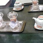 十勝川温泉 三余庵 - 食事処の卓上調味料