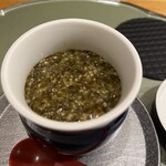 鮨 弥さか - 海苔と牡蠣の茶碗蒸し