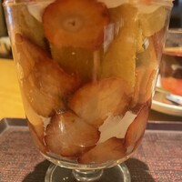 小梅 浦和総本店 - パフェグラス内
