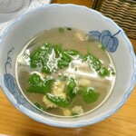 タイ料理バーンファー  - サービスのスープ