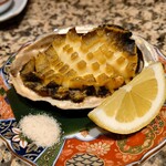 和泉鮨 - 焼きアワビ