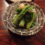 289215759 - 突きだし(山菜各種のゴマ和え)