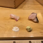 鮨 しゅん輔 阿佐ヶ谷 - 真鯛と鰆