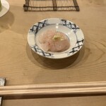 鮨 しゅん輔 - 甘海老の塩〆