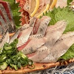 能登美 - あじ♪ 生姜醤油で♫