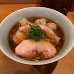 中華そば しば田 - わんたん中華そば、太麺