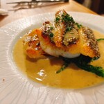 ビストロ カフェ デリ ポキナ369 - ヒラメのポワレ　