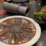 魚貝三昧 彬 - 石焼きホタルイカ