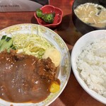 幸楽 - チキンカツ定食1,000円