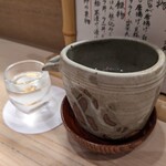 割烹　梅津 - 夫は冷酒に切り替えました