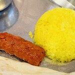 タマンのカレー屋さん - シークカバブ＆ターメリックライス
