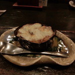 酒盃 - 丸なす鶏みそ田楽