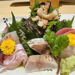 味処 明島 - お造り盛り合わせ