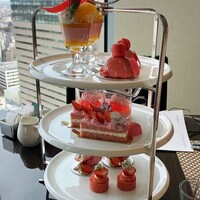 レストラン シンフォニー - 憧れの3段トレイ(´｡✪ω✪｡ ` )