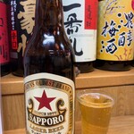 鉄板酒場 鐵一 - 赤星大瓶¥680-(2025/03/08)