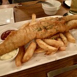 クラフトビアサーバーランド - 穴子のフィッシュアンドチップス　ハーフ　1080円