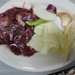 なかむら - ジンギスカンと野菜盛り ¥610