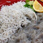 山武水産 - 二色しらす丼♪