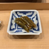 浜源 - わかめの茎のわさび漬け