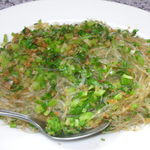 創華飯店 - 春雨とセロリの炒め物