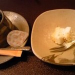 Shikishokusai Hagi - デザートと珈琲が、付きました。デザートは、ちょこっと過ぎます(>_<)
