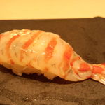 一番寿し - 三河産のエビ