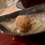 四谷YAMAZAKI - 白身魚と里芋のズワイガニあんかけ