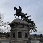 たんや善治郎 - 青葉城公園の伊達政宗像