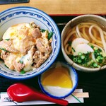 力餅　 - 令和7年3月 営業時間(10:00〜18:00)
親子丼セット 税込891円
親子丼、小うどん、漬けもの