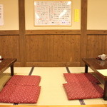 金の豚 おか田 - 小上がり