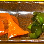 金の豚 おか田 - 漬物