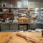 Ramen FeeL - カウンター席からの眺め