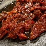 炭火焼肉・ほるもん こち家 - カルビ。並。三人前。