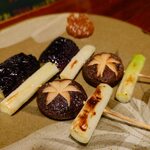 宗平 - 野菜串140円×2　280円